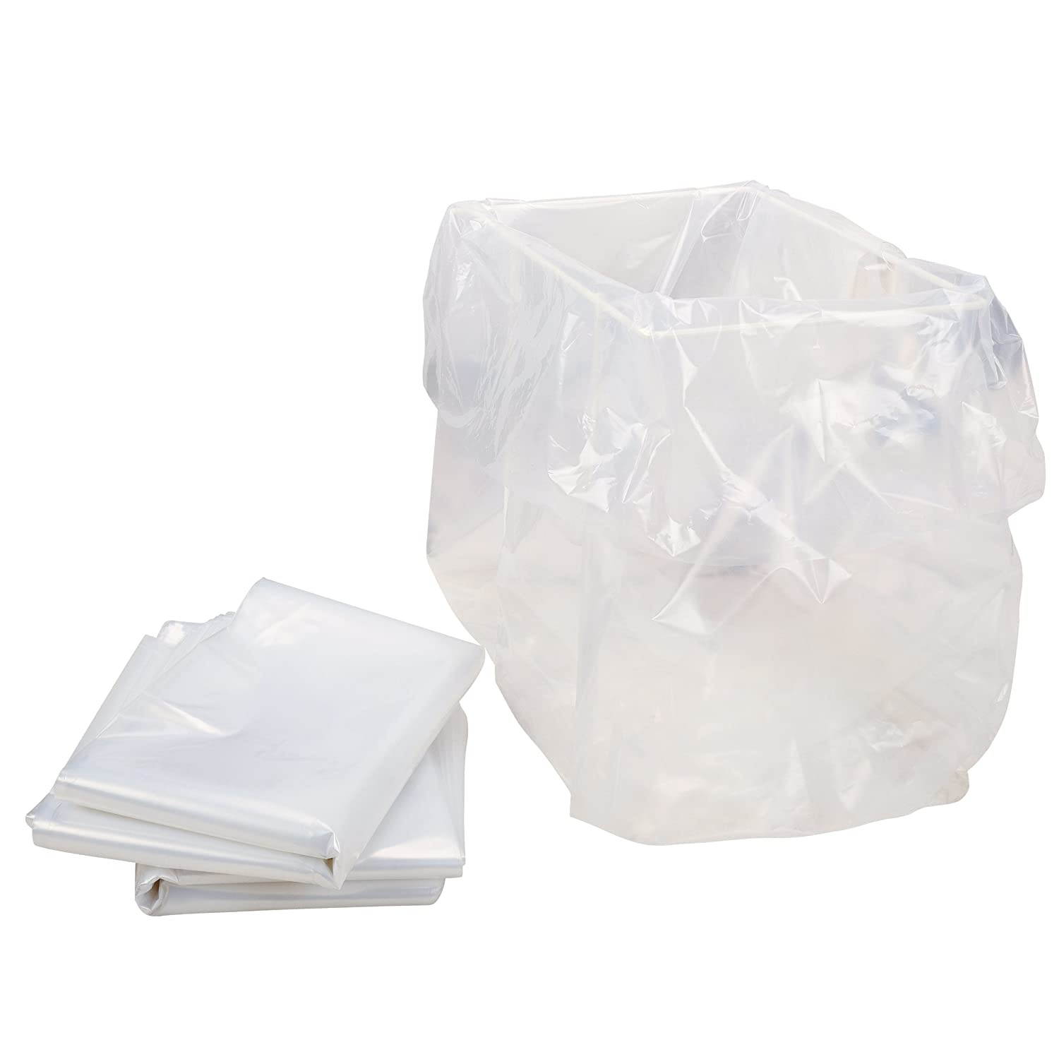Hsm Classic 13 gal. Shredder Bags, Clear Plastic, 100 PK 13 gal. 1408