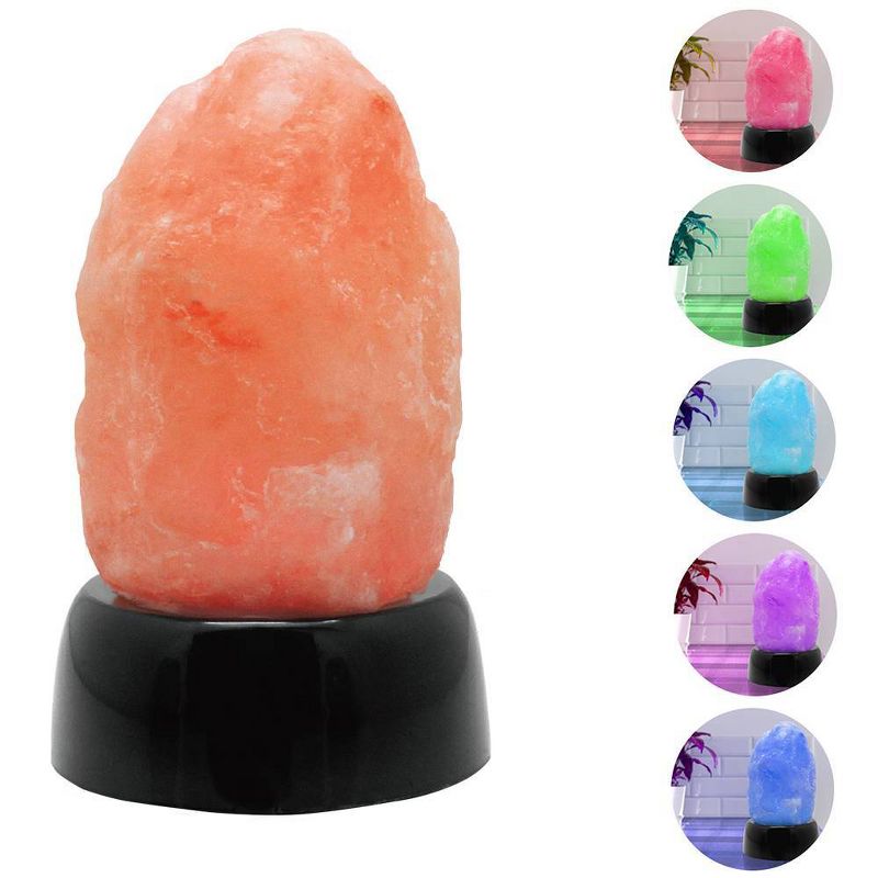 Salt Table Lamp with USB - Himalayan Glow