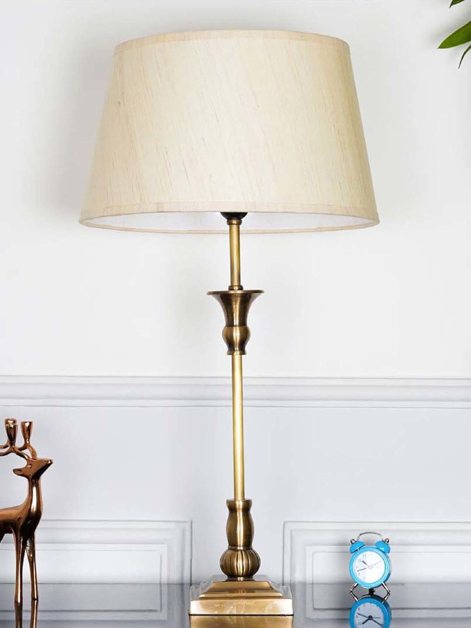 DecorativeRay Red PVC Study Table Lamp - Set of 1