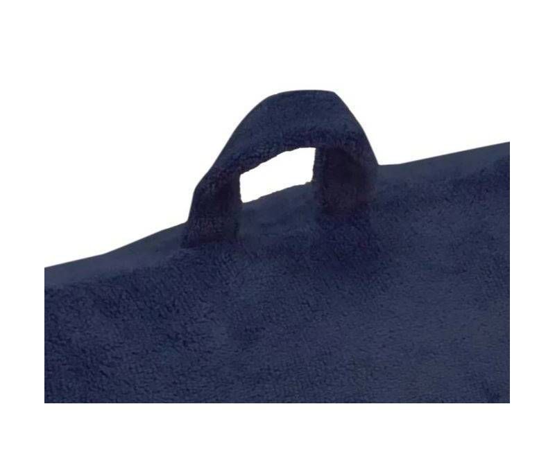 Indigo Essence Micro Mink Bed Rest Lounger Support Pillow - Elements By Arlee