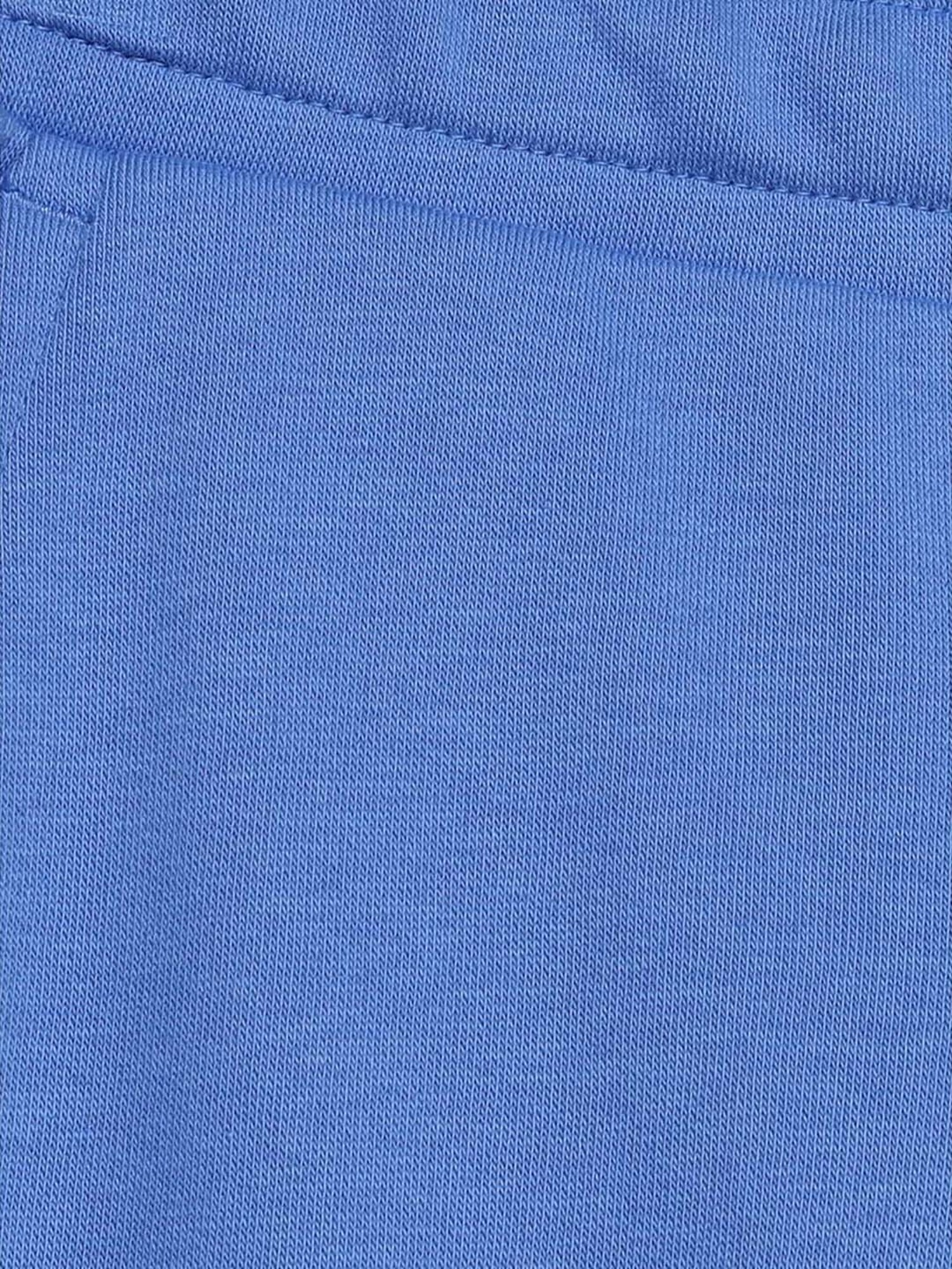 Lil Tomatoes Kids Teal Color Block Full Sleeves Tracksuit