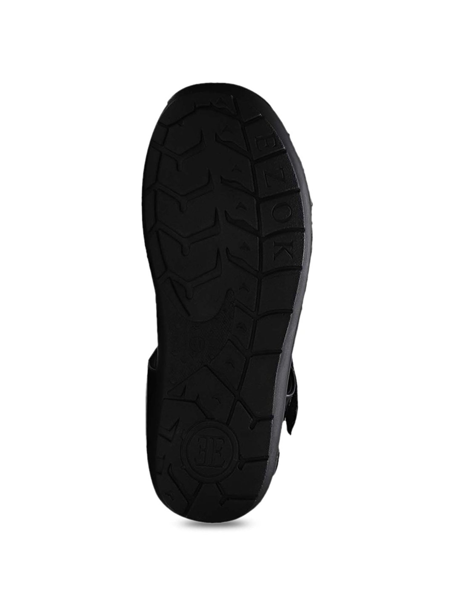 EZOK Men's Black Fisherman Sandals