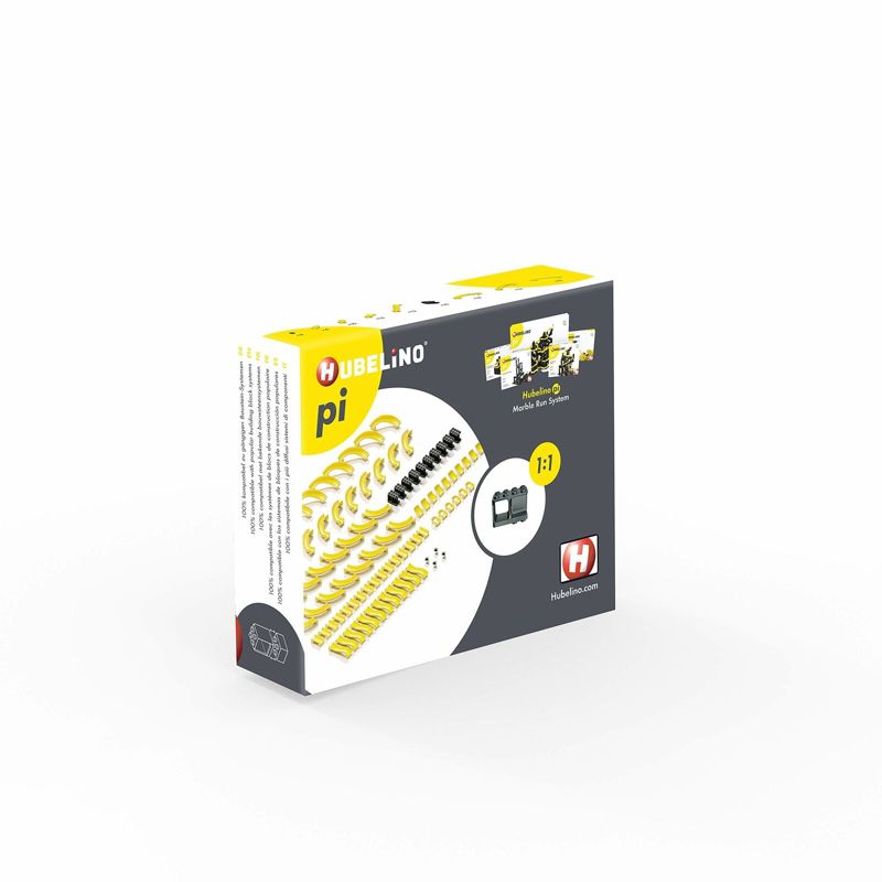 Hubelino Pi Advanced Marble Run - 98 Piece Run Elements