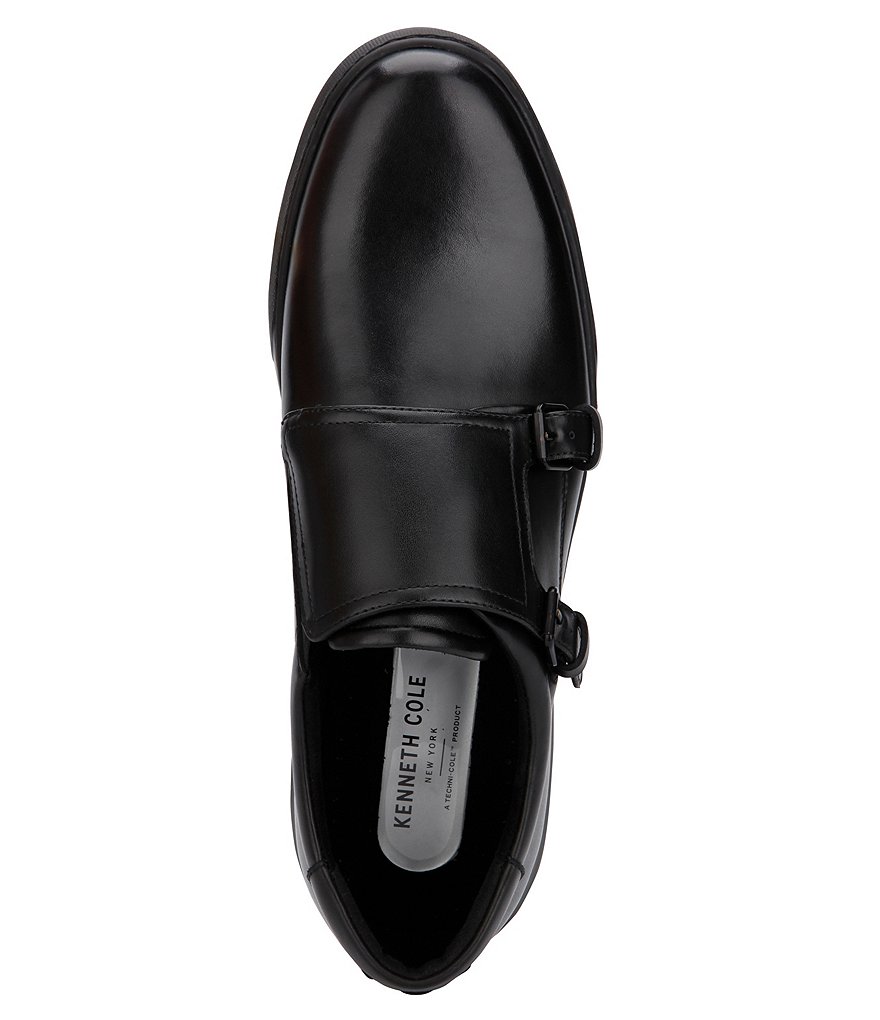 Kenneth Cole New York Men's Liam Leather Monk Strap Shoes