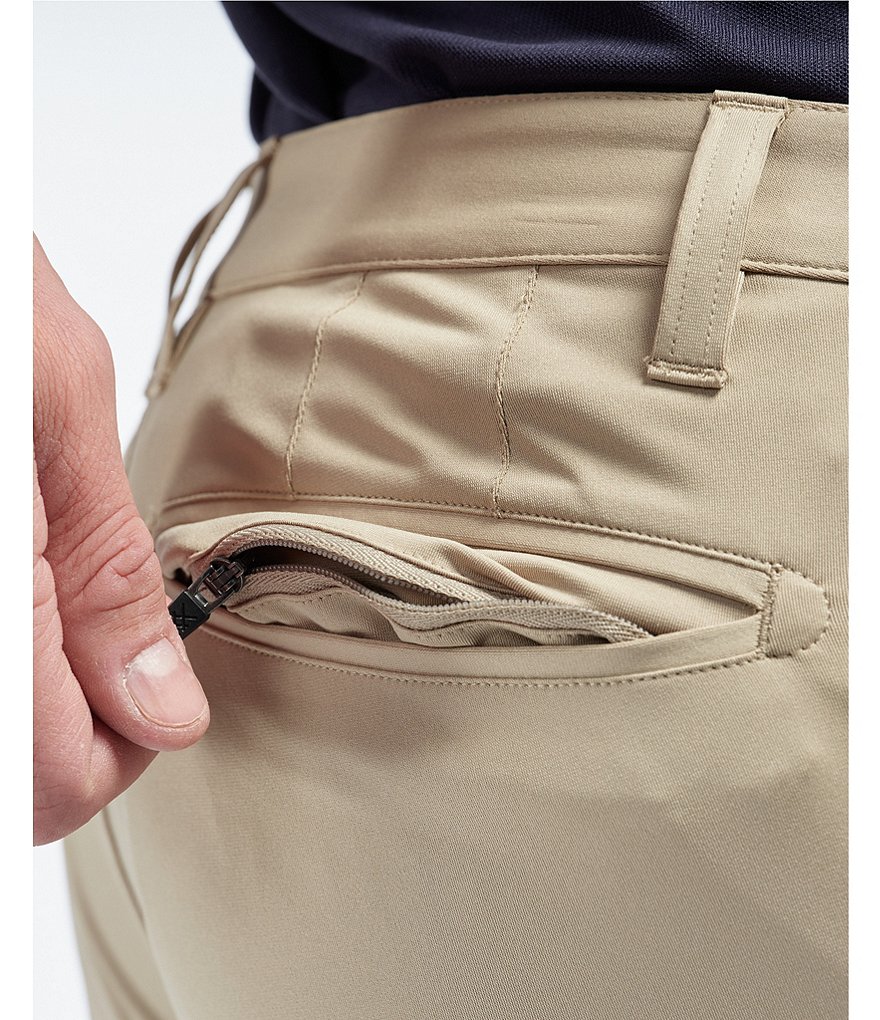 RHONE Slim-Fit Flat-Front Commuter Stretch Pants