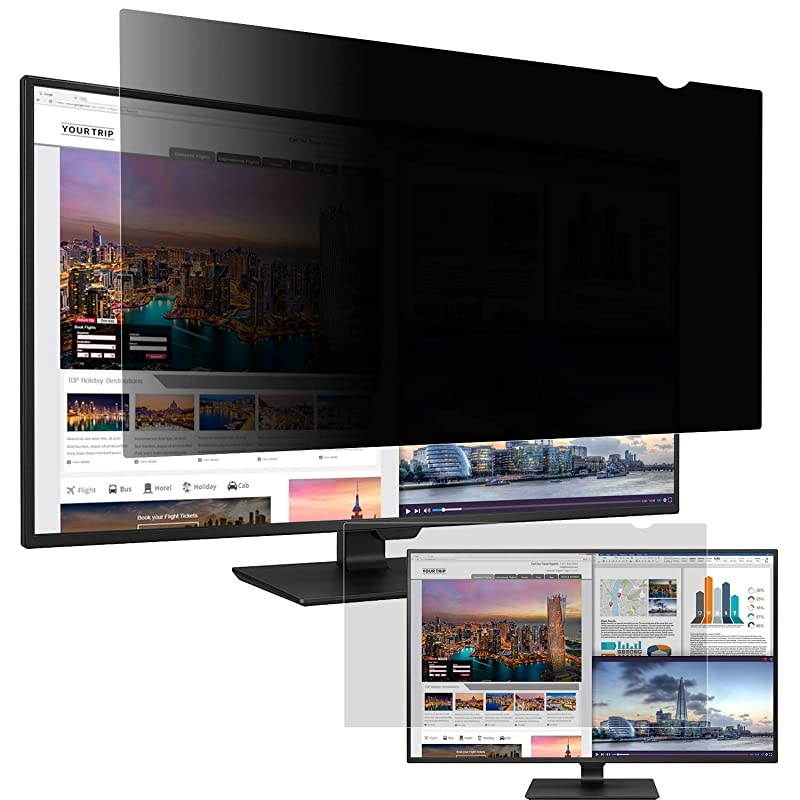 22 Privacy Screen Protector AntiSpyGlare AntiScratch Filter Film for 22 inch Widescreen LCD Computer Monitor with 1610 Aspect Ratio