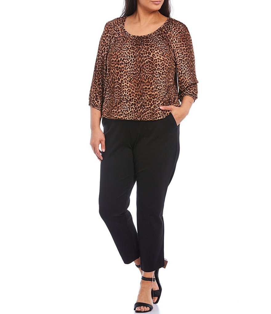 Code Bleu Plus Size Cropped Cargo Pants