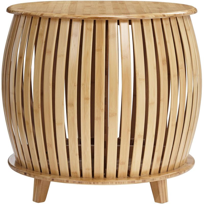 Elm Lane Artino Natural Bamboo Accent Table