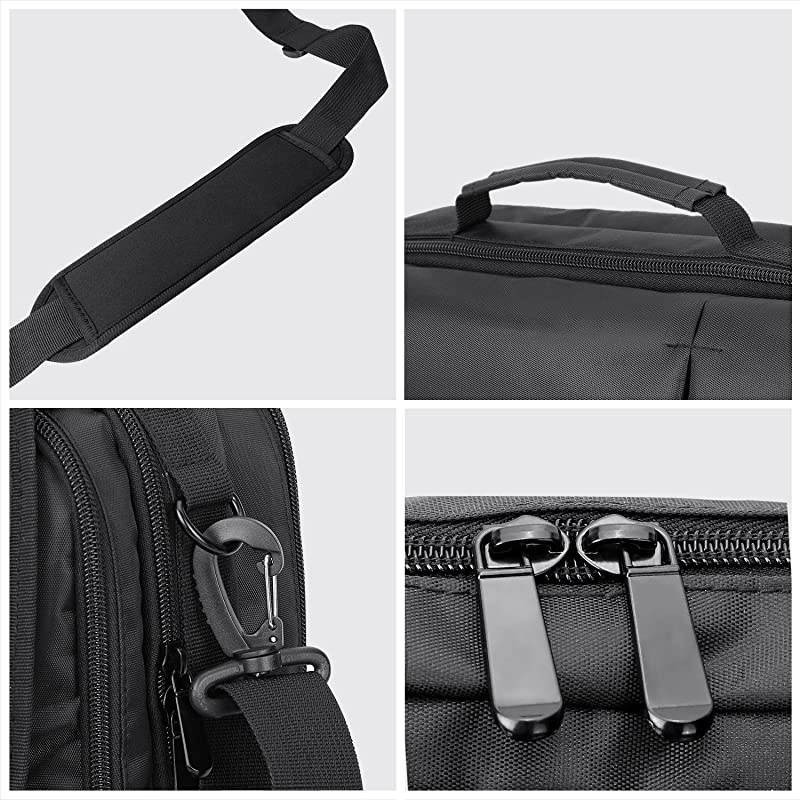 Universal Business Messenger Bag Shoulder Bag for 101 inch Dual Portable DVD Player Laptop and TabletBlack 101 inch