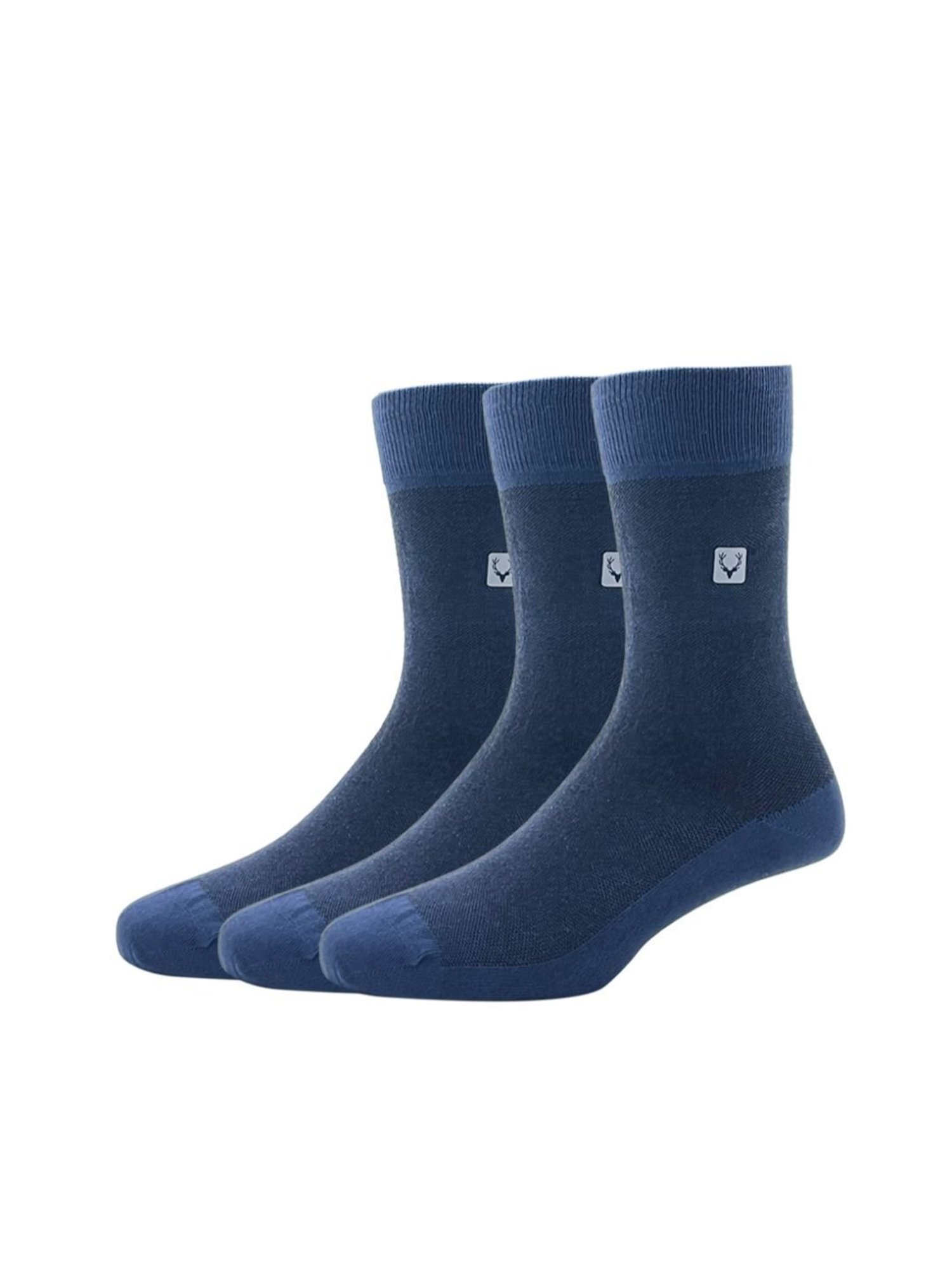 Allen Solly Navy Cotton Socks (Pack of 3)