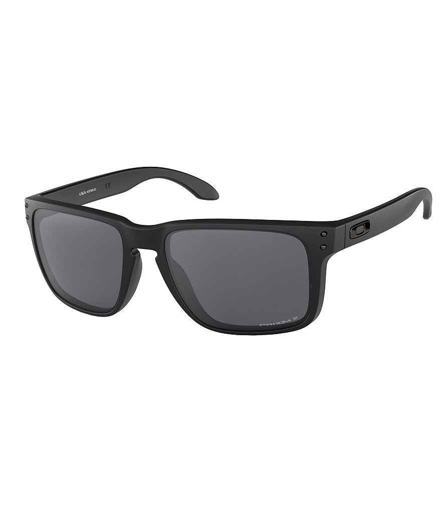 Oakley Mens Black Holbrook XL Polarized Sunglasses