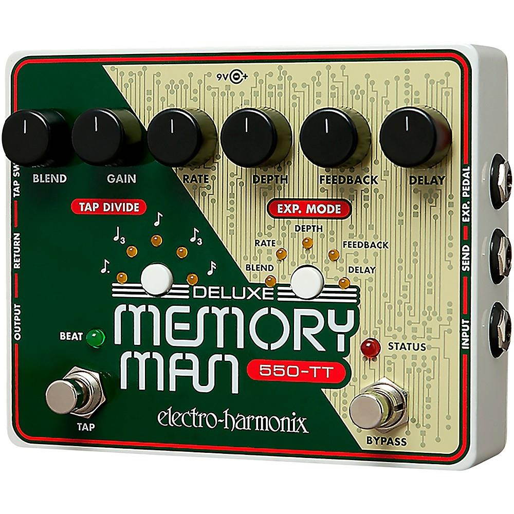 Electro-Harmonix Deluxe Memory Man Tap Tempo 550 Effect Pedal