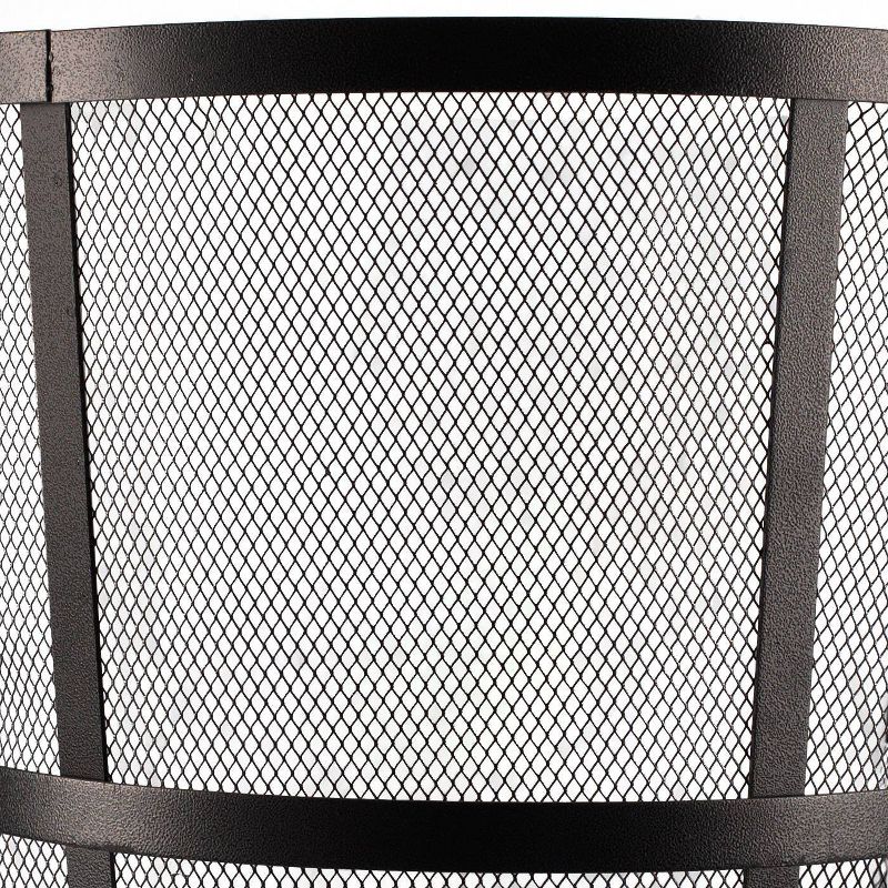 Pleasant Hearth 22" x 17" Log Bin Black