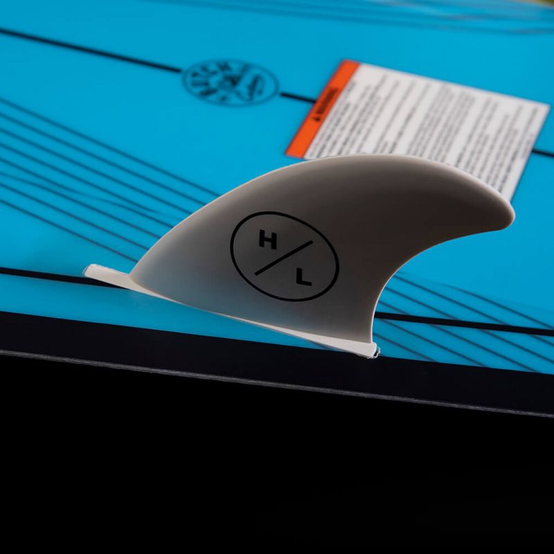 Hyperlite Shim 5.3 Wakesurfer Board with Layered Glass Deck, Pin Tail, and Skim & Surf Combination Style for Water Wake Surfing Surfboard Riders, Blue