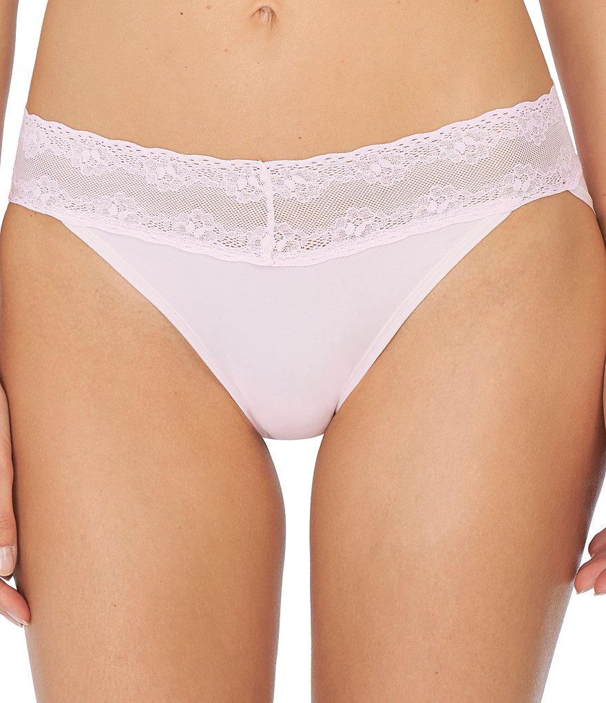 Natori Bliss Perfection Microfiber Lace V-Kini Panty