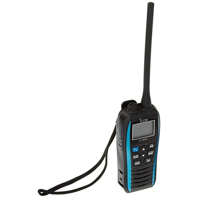 ICM25 21 Handheld VHF Radio Blue Trim