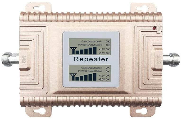 TFCFL Signal Booster,CDMA/PCS 850/1900MHz 2G/3G/4G Dual Band Dual LCD Display Mobile Cell Signal Phone Booster Cell Phone Signal Repeater Signal Amplifier Kit+Power Adapter 10M Cable