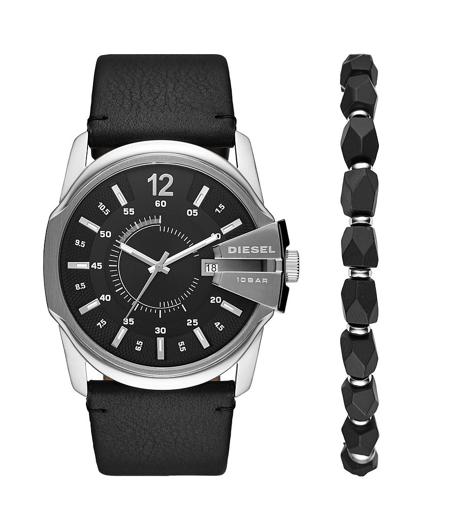 Diesel Diesel Master Chief Watch and Bracelet Gift Set