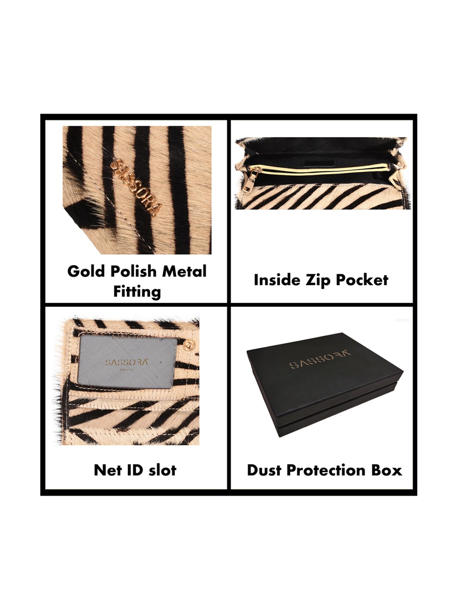 SASSORA Yellow Printed Rfid Wallet for Women