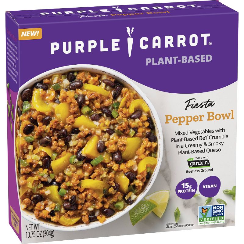 Purple Carrot Frozen Fiesta Pepper Bowl - 10.75oz