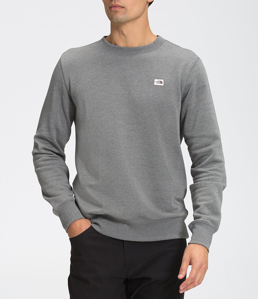 The North Face Long-Sleeve Heritage Patch Fleece Sweatshirt