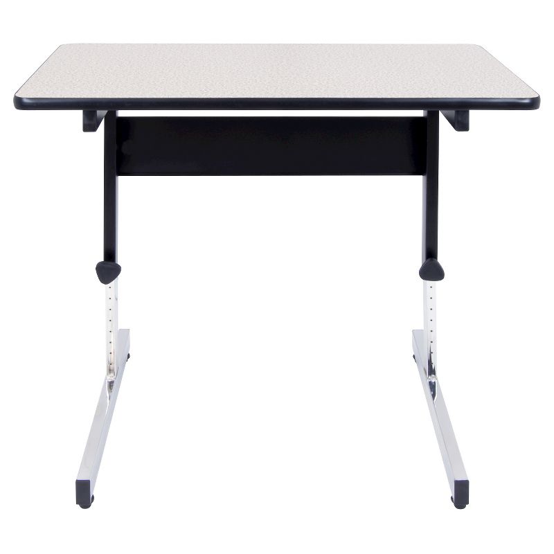 36" Canvas & Color Adjustable All Purpose Table Black/Gray - Calico Designs