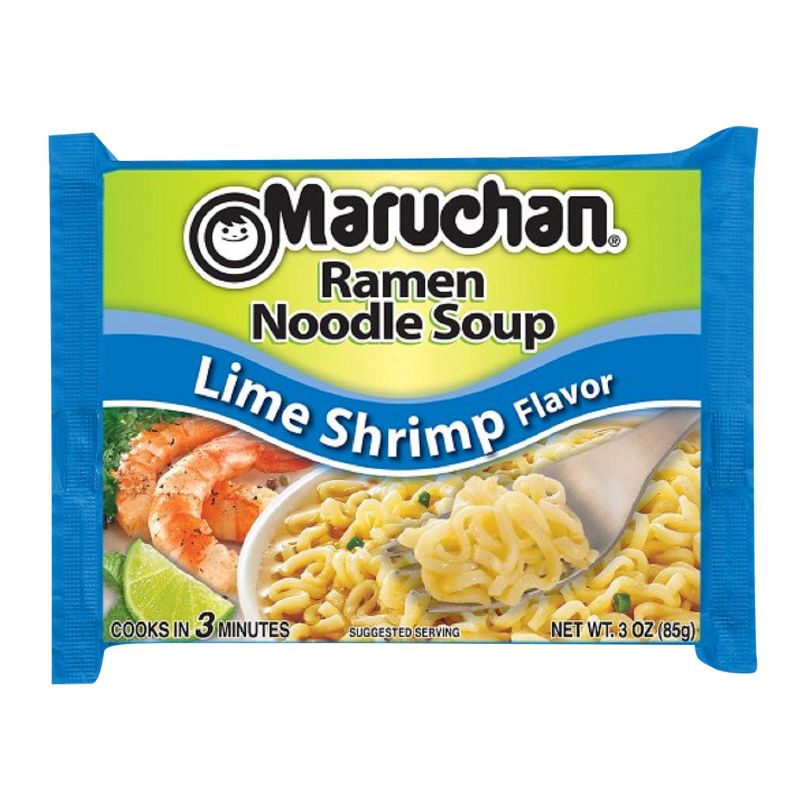 Maruchan Ramen Noodle Soup Lime Shrimp Flavor - 3oz