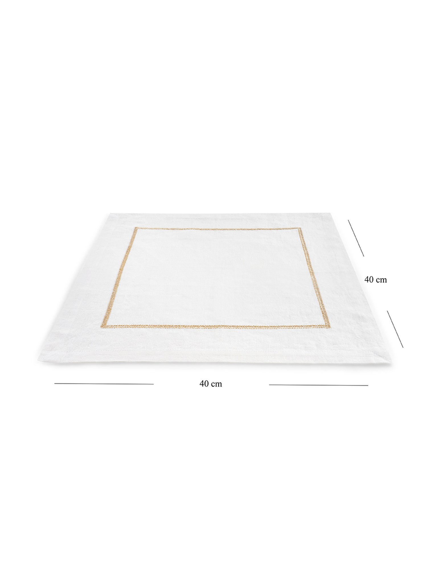 Pure Home and Living Beige Cotton Solid Table Napkins