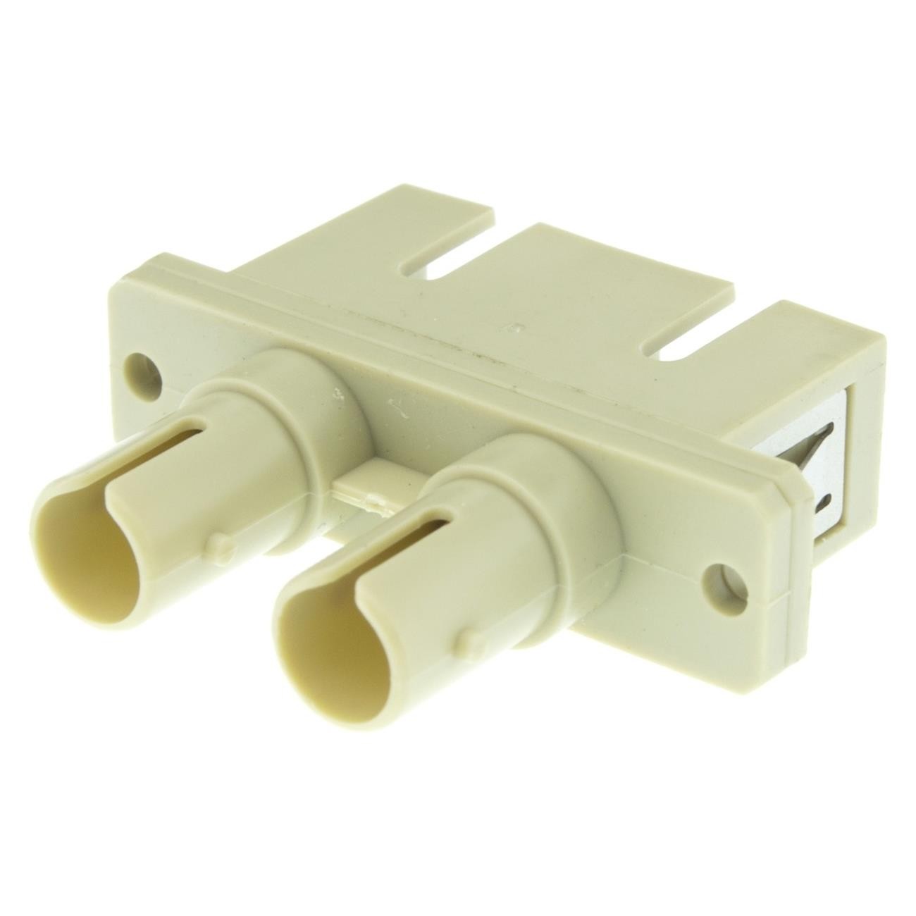 Cable Wholesale Fiber Optic Adapter, ST Female to SC Female, Duplex, Plastic Housing
