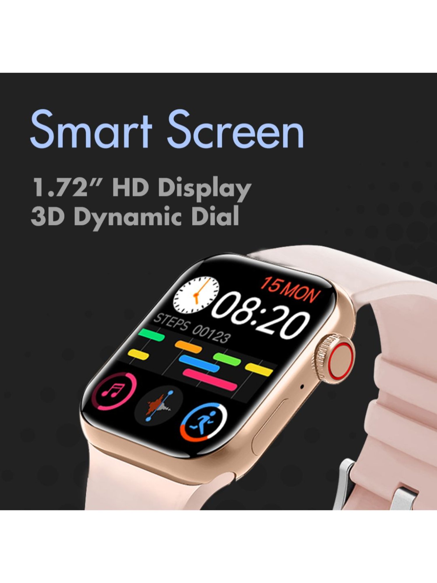 I KALL W3 Smart Watch (Gold)