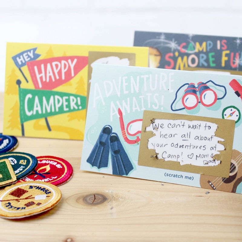 Scratch Off Camp Mini Notes