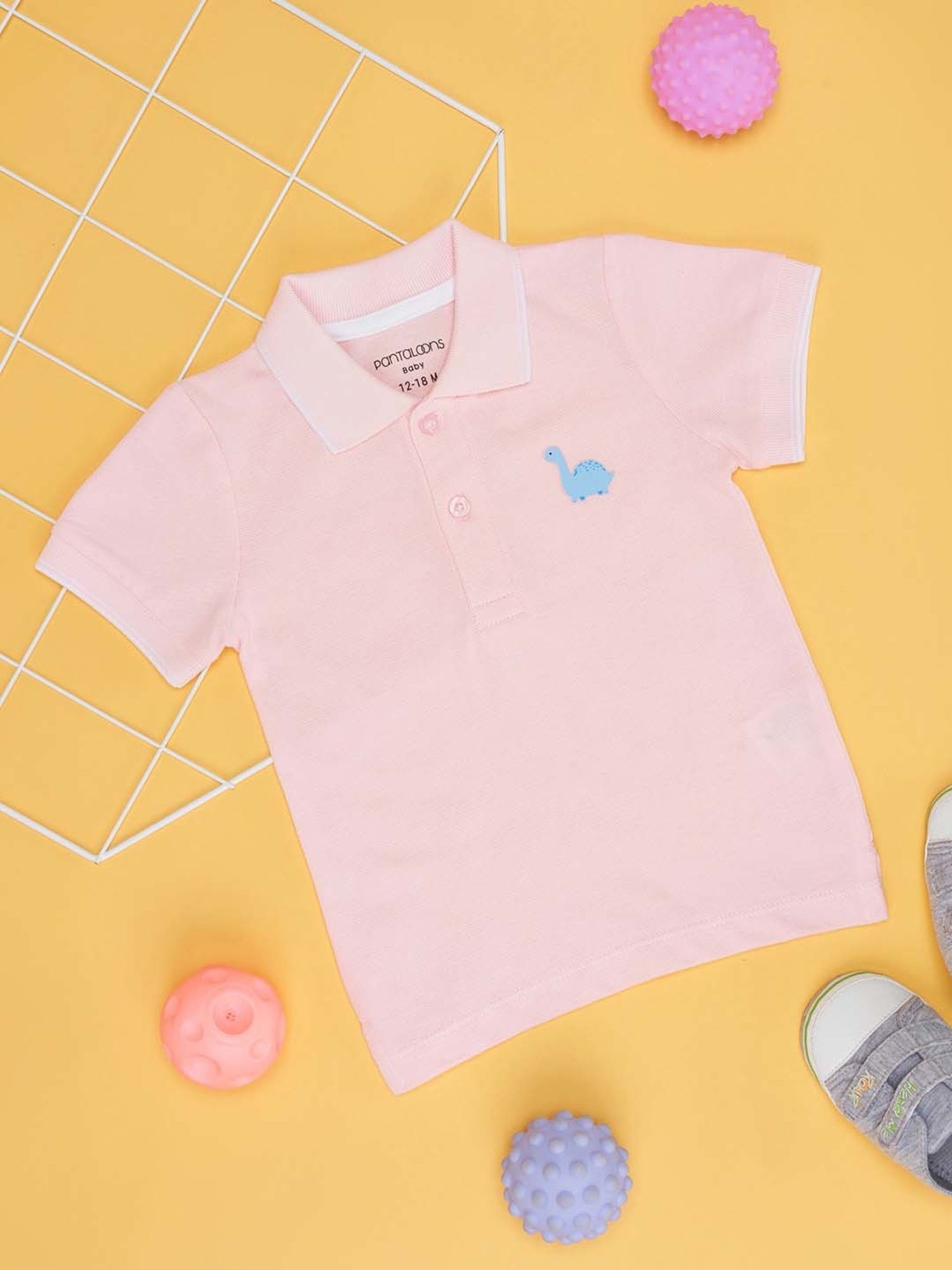 Ed-a-Mamma Baby Green Printed T-Shirt