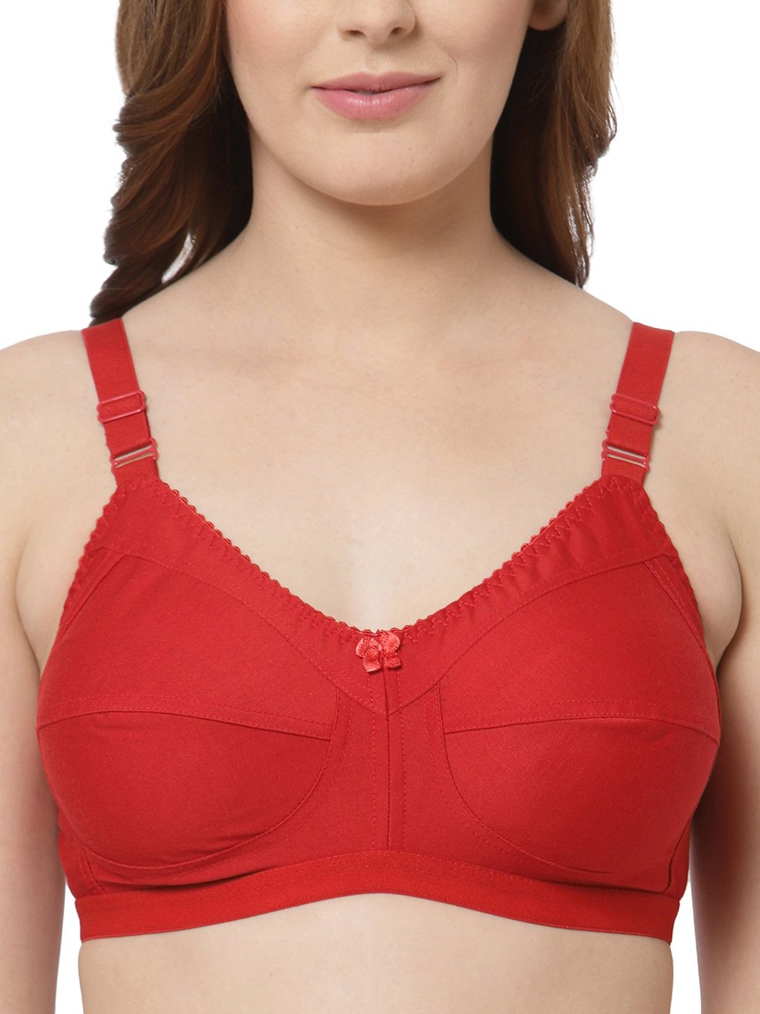 Cukoo Red Full Coverage Non-Padded Everyday Bra