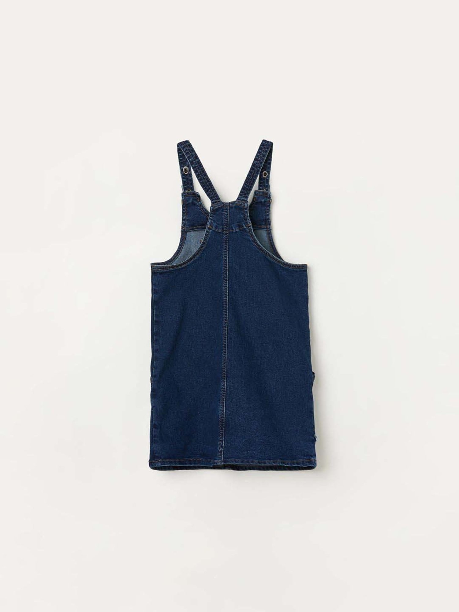 Fame Forever by Lifestyle Kids Mid Blue Cotton Printed Dress