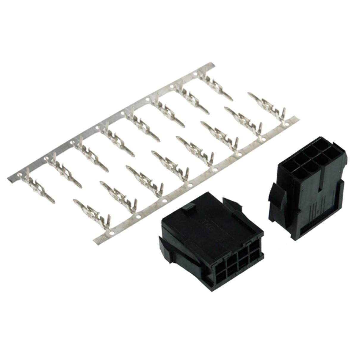 Phobya 8-Pin VGA Connector (incl. pins)  - 2ct | Female (82380)