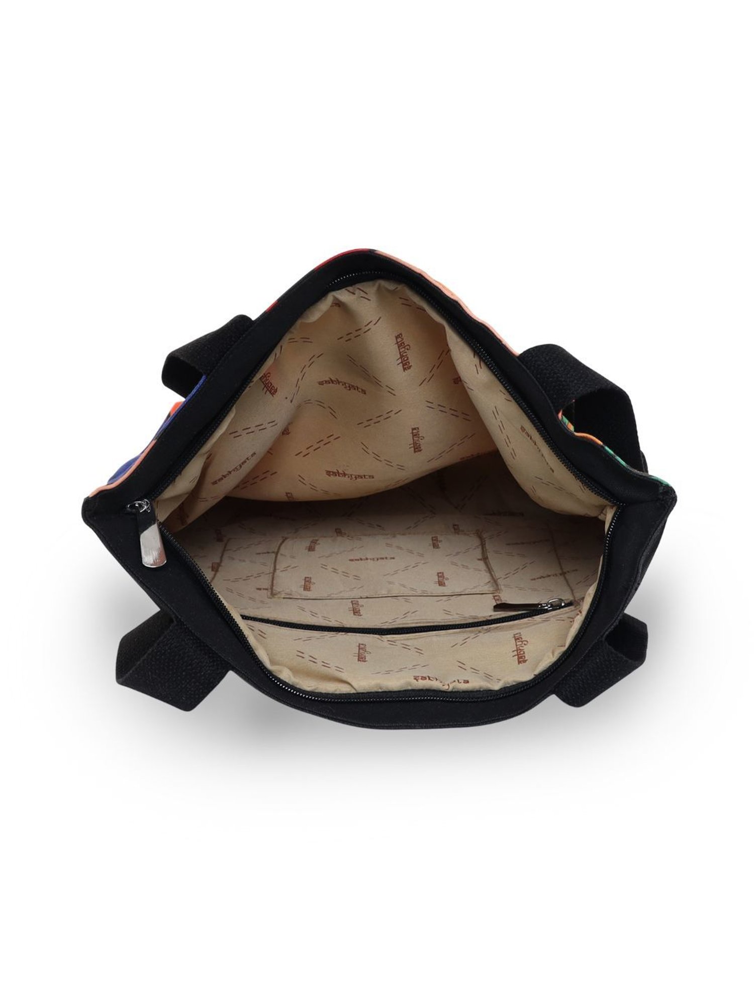 Sabhyata Multicolor Printed Large Tote Bag