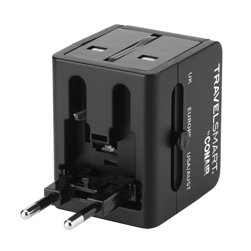 Travel Smart by Conair All-in-One Adapter - Black