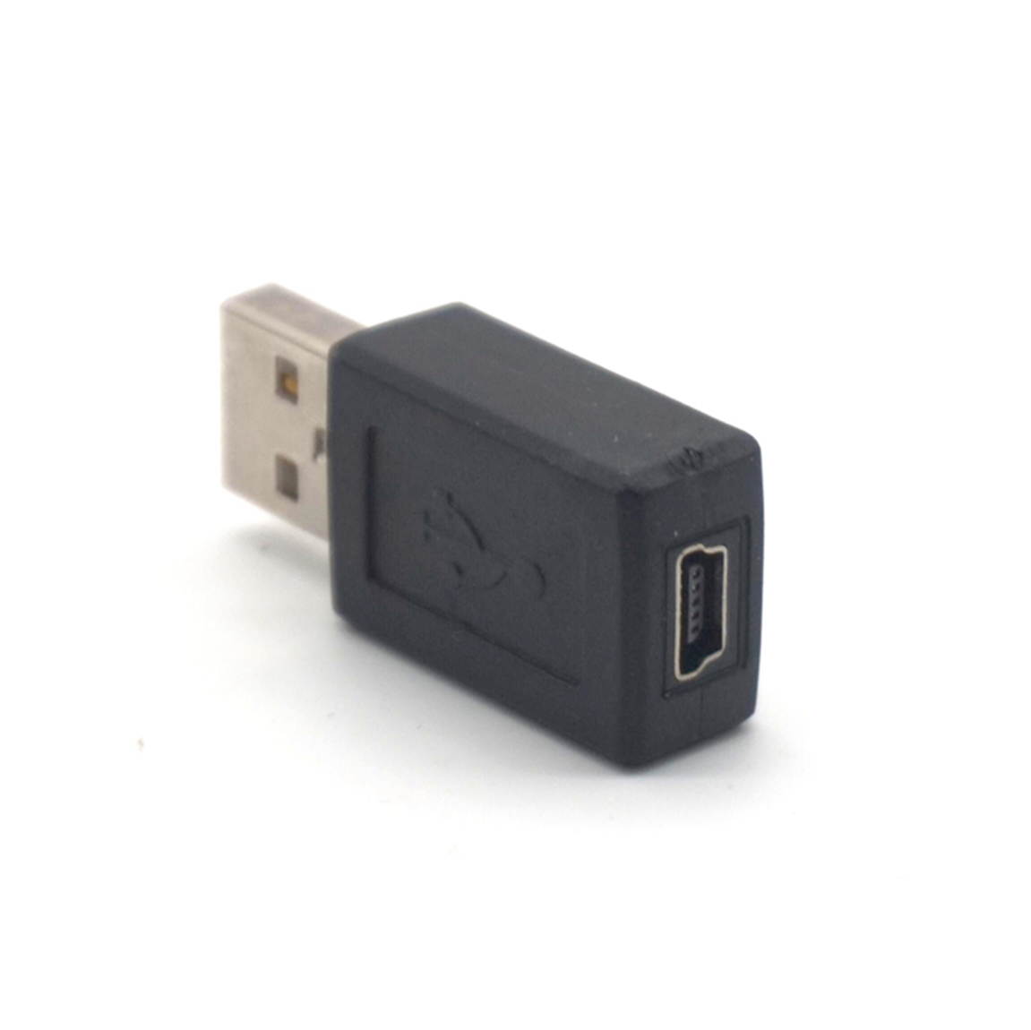 Plugadget 2 Piece USB Male to Mini USB Female Adapter USB Female Device Change into Mini USB2.0 Female