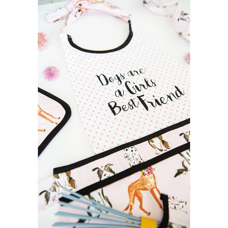 Cotton Pretty Puppies Apron - Simply Whimsical