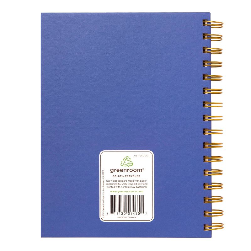 200 sheet Lined Spiral Journal 8"x6" Hardcover Do What Makes You Happy - Greenroom