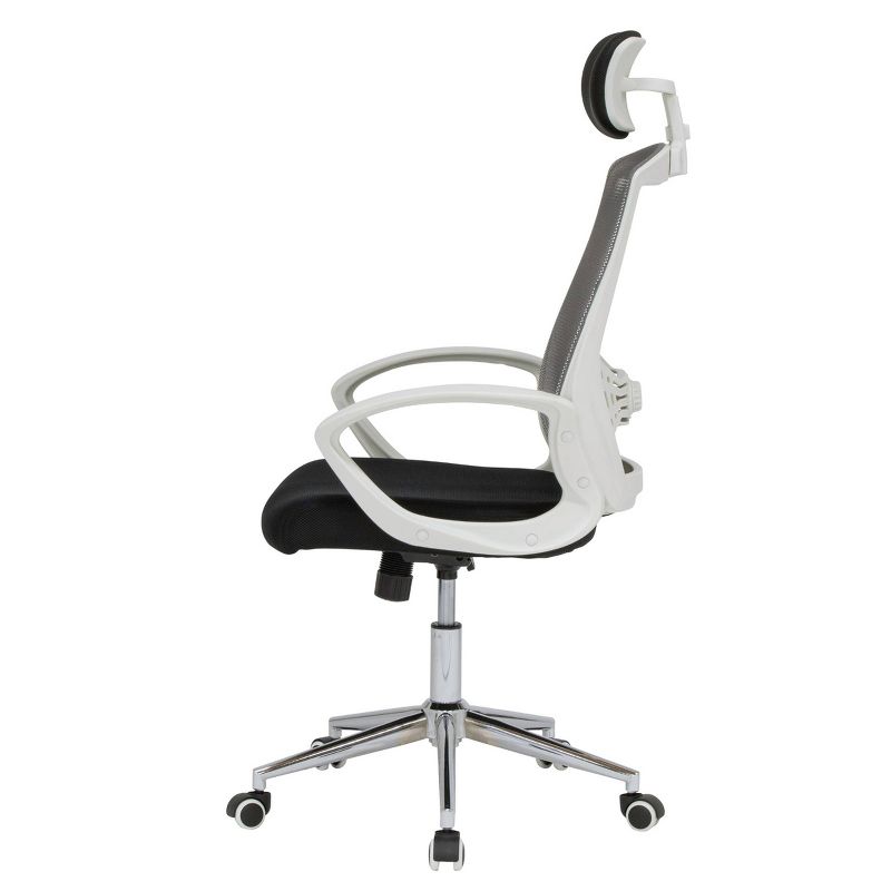 High Back Mesh Managers Chair White/Black - Calico Designs