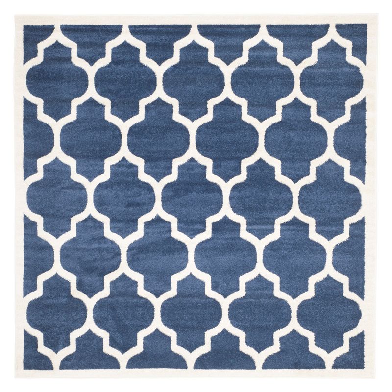 Clichy Rug 5'X5' - Navy/Beige - Safavieh