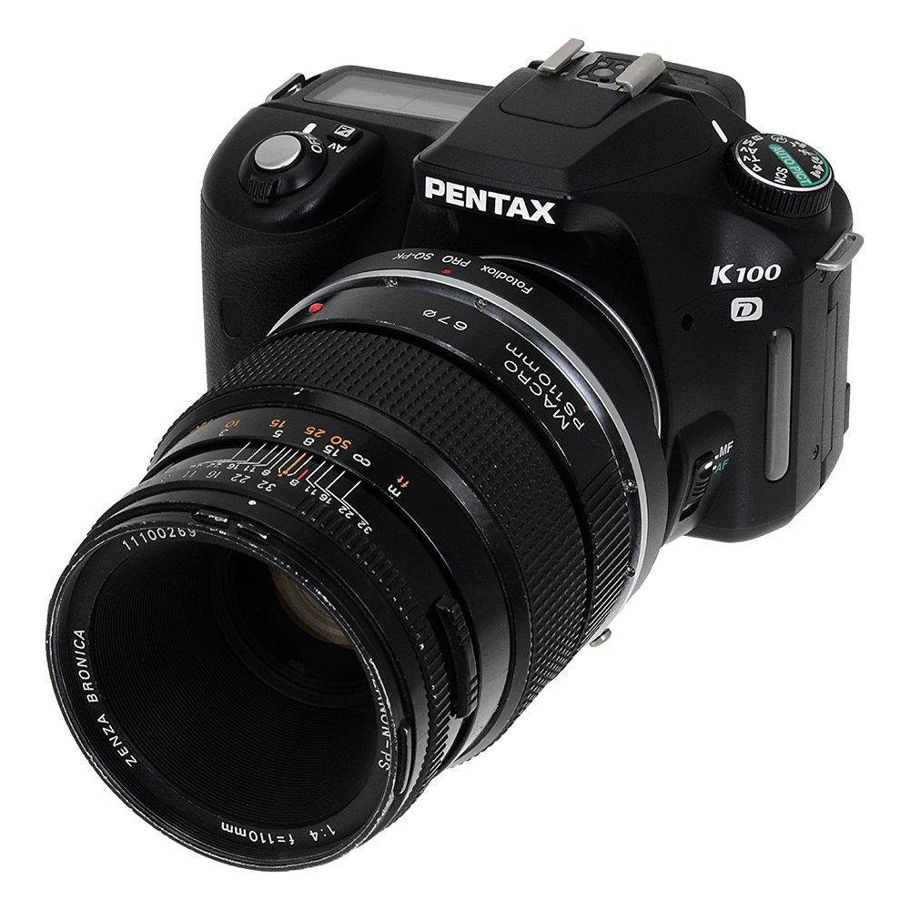 Fotodiox Pro Lens Mount Adapter, Bronica SQ (SQ-A, SQ-Am, SQ-Ai, SQ-B) Lens to Pentax K (PK-mount) Camera