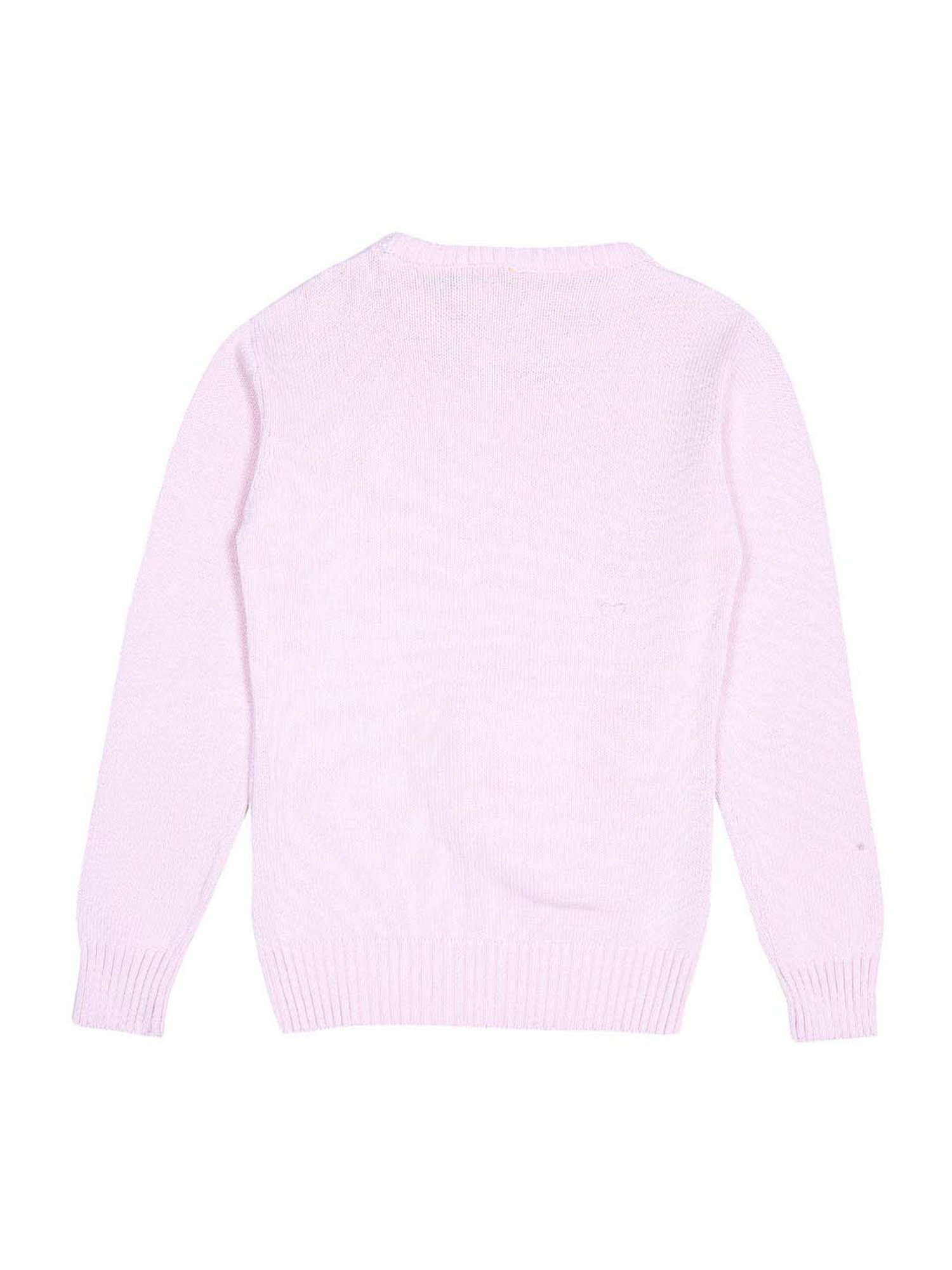Gini & Jony Kids Pink Cotton Printed Sweater