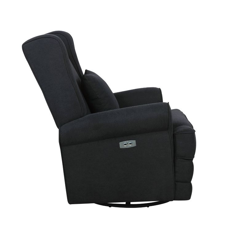 Evolur Huntsville Upholstered Wingback Power Recliner
