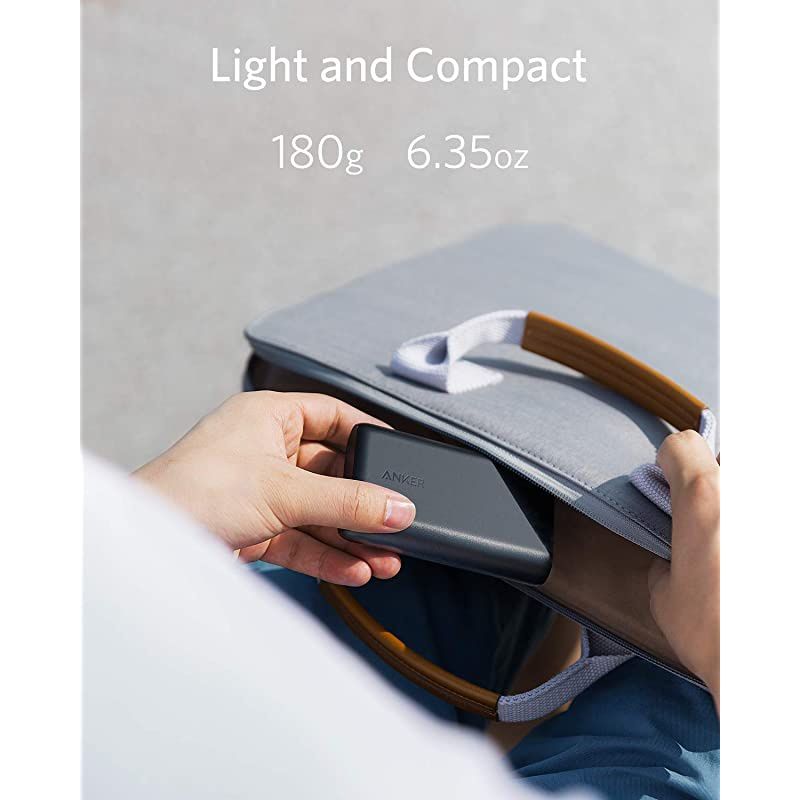 PowerCore 10000 Portable Charger One of The Smallest and Lightest 10000mAh Power Bank UltraCompact Battery Pack HighSpeed Charging Technology Phone Charger for iPhone Samsung and More