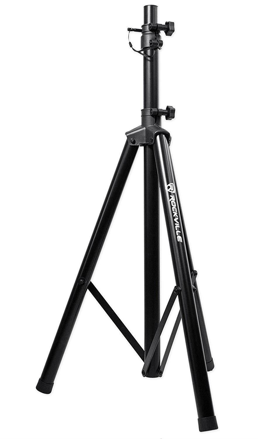 Rockville RVES05 Black Heavy Duty Tripod Pole-Mount DJ PA Speaker Stand