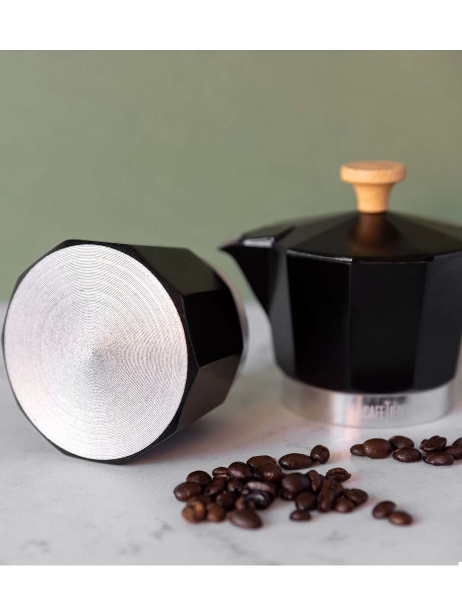 La Cafetiere Black Aluminium Espresso Maker (0.15 L)