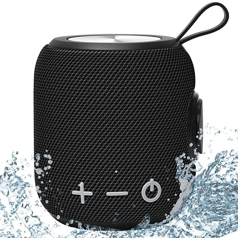 Portable Bluetooth Speaker, Bluetooth 5.0 Dual Pairing Loud Wireless Mini Speaker, 360 Surround Sound & Rich Stereo Bass,24H Playtime, IPX67 Waterproof for Travel, Outdoors, Home and Party