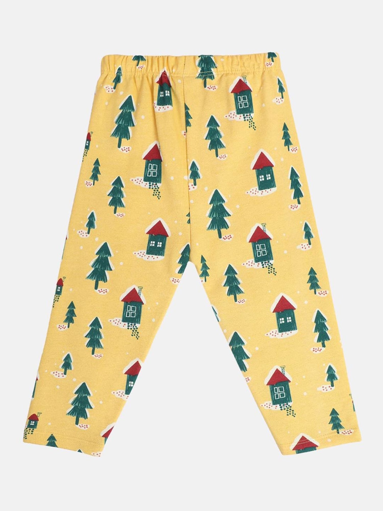 MINIKLUB Girls Multicolor Cotton Printed Full Sleeves Legging